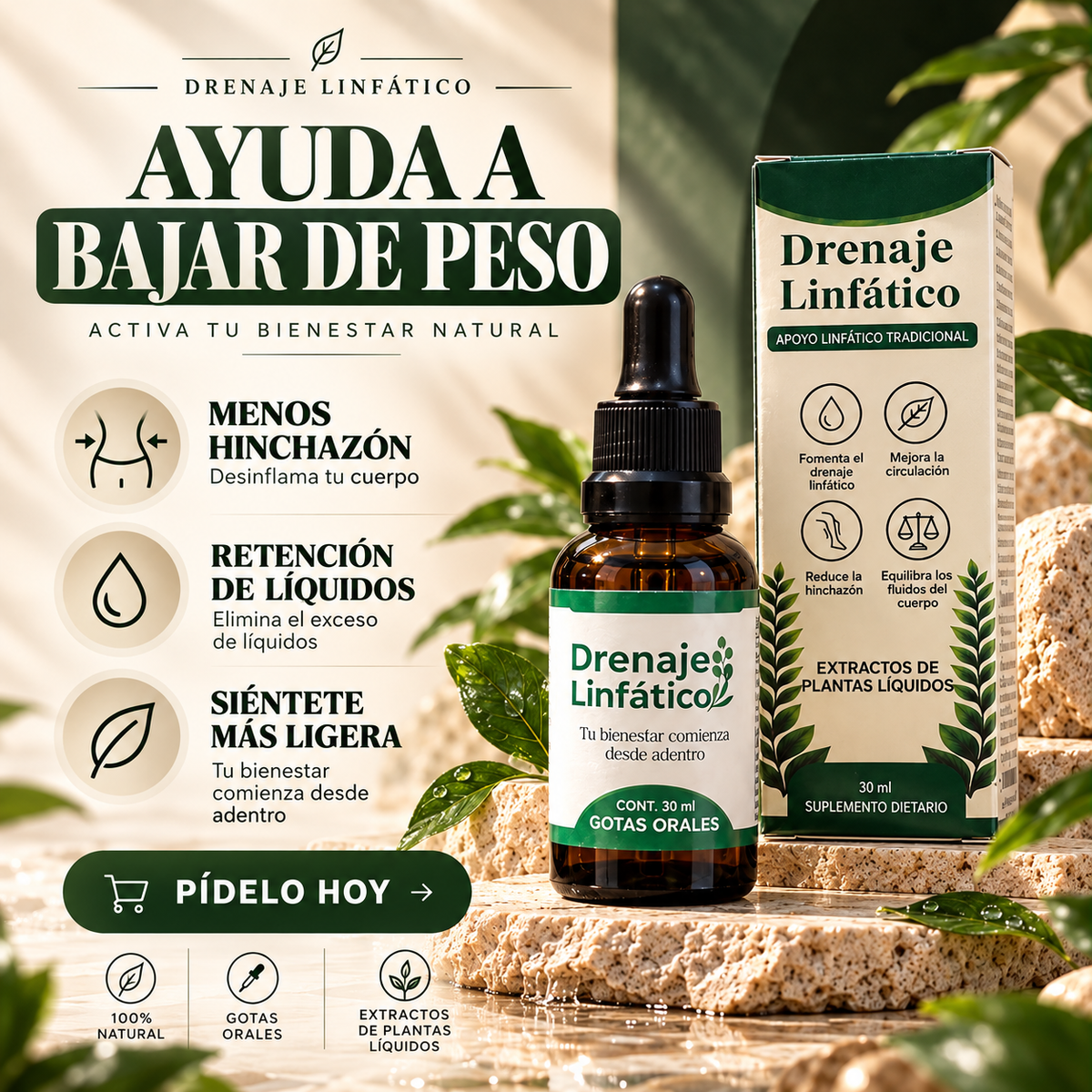 Drenaje Linfático — Desinfla tu Panza y Baja de Peso Eliminando Líquidos