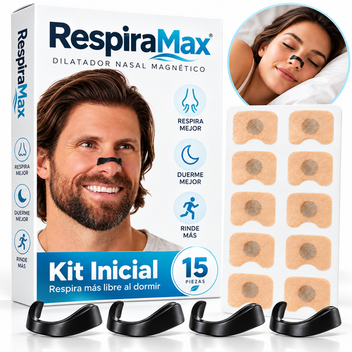 RespiraMax™ — Sistema Magnético para Respirar Mejor
